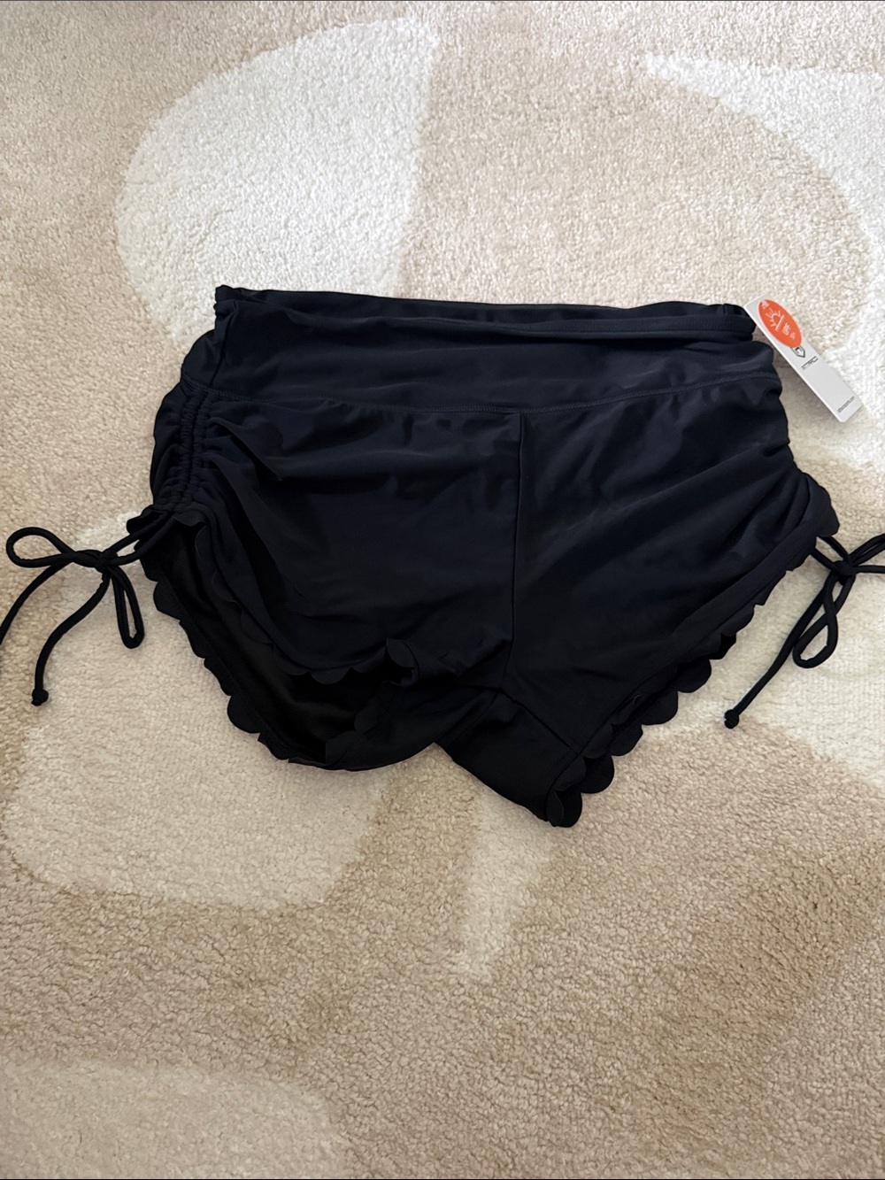 Trac Black Swim Shorts L- with UPF Tag